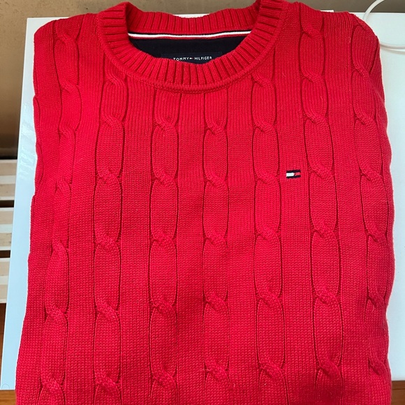 Mens Tommy Hilfiger Large Sweater - Picture 2 of 9